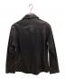 BURBERRY BLACK LABEL (バーバリーブラックレーベル) ラムレザージャケット ブラック サイズ:LL：19000円
