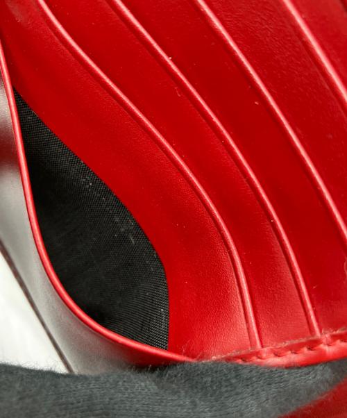 GUCCI（グッチ）GUCCI (グッチ) 2つ折り財布 レッド×ベージュの古着・服飾アイテム