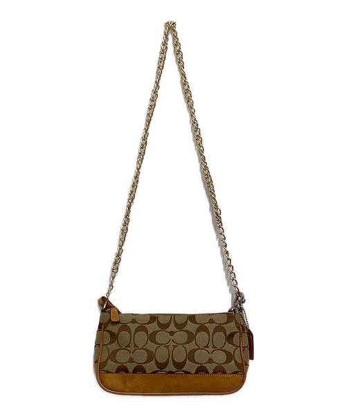 COACH（コーチ）COACH (コーチ) ショルダーバッグ ベージュの古着・服飾アイテム