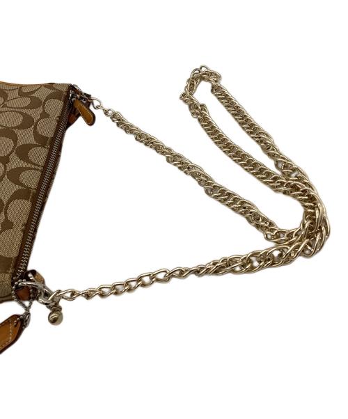 COACH（コーチ）COACH (コーチ) ショルダーバッグ ベージュの古着・服飾アイテム