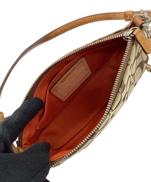 COACH（コーチ）COACH (コーチ) ショルダーバッグ ベージュの古着・服飾アイテム
