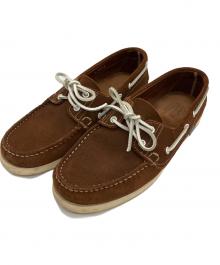 PARABOOT（パラブーツ）の古着「デッキシューズ」｜ブラウン