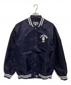 A BATHING APEア ベイシング エイプ）の古着「スタジャン」｜ネイビー