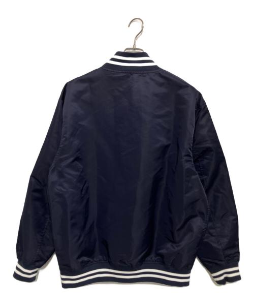 A BATHING APE（アベイシングエイプ）A BATHING APE (ア ベイシング エイプ) スタジャン ネイビー サイズ:XLの古着・服飾アイテム