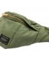 中古・古着 PORTER (ポーター) ウエストバッグ グリーン：10000円