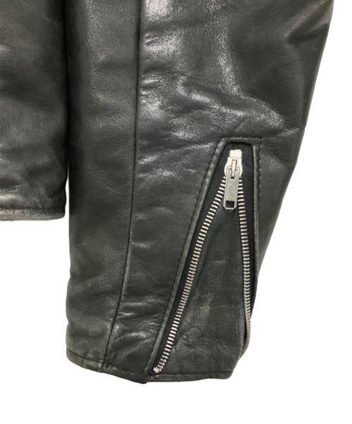 PERFECTO by Schott（パーフェクト バイ ショット）PERFECTO by Schott (パーフェクト バイ ショット) レザーライダースジャケット ブラック サイズ:M（40）の古着・服飾アイテム