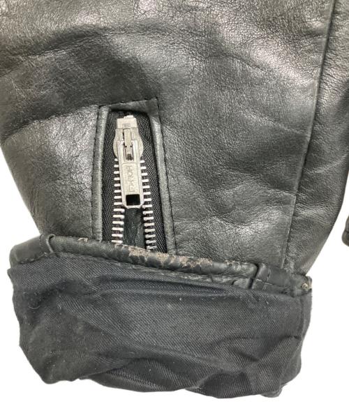 PERFECTO by Schott（パーフェクト バイ ショット）PERFECTO by Schott (パーフェクト バイ ショット) レザーライダースジャケット ブラック サイズ:M（40）の古着・服飾アイテム