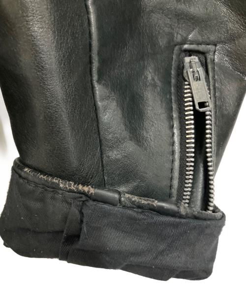 PERFECTO by Schott（パーフェクト バイ ショット）PERFECTO by Schott (パーフェクト バイ ショット) レザーライダースジャケット ブラック サイズ:M（40）の古着・服飾アイテム