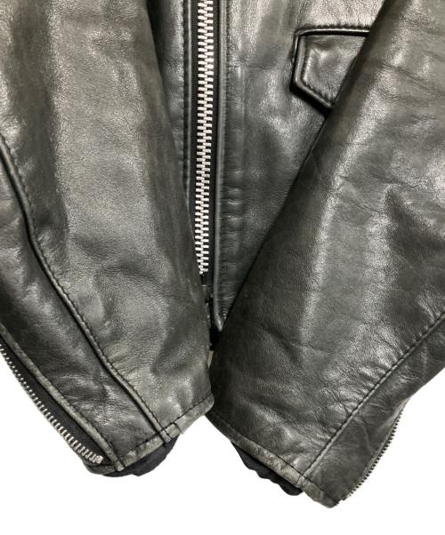 PERFECTO by Schott（パーフェクト バイ ショット）PERFECTO by Schott (パーフェクト バイ ショット) レザーライダースジャケット ブラック サイズ:M（40）の古着・服飾アイテム