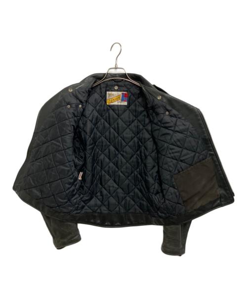 PERFECTO by Schott（パーフェクト バイ ショット）PERFECTO by Schott (パーフェクト バイ ショット) レザーライダースジャケット ブラック サイズ:M（40）の古着・服飾アイテム