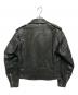 PERFECTO by Schott (パーフェクト バイ ショット) レザーライダースジャケット ブラック サイズ:M（40）：20000円