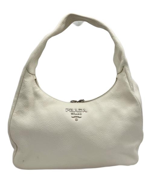 PRADA（プラダ）PRADA (プラダ) 2WAYバッグ ホワイトの古着・服飾アイテム