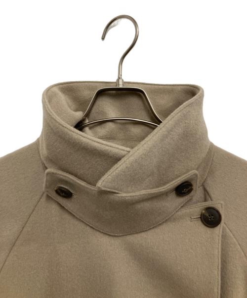 anuans（アニュアンス）anuans (アニュアンス) ウールロングトレンチコート ベージュ サイズ:Freeの古着・服飾アイテム