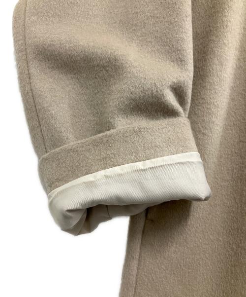 anuans（アニュアンス）anuans (アニュアンス) ウールロングトレンチコート ベージュ サイズ:Freeの古着・服飾アイテム