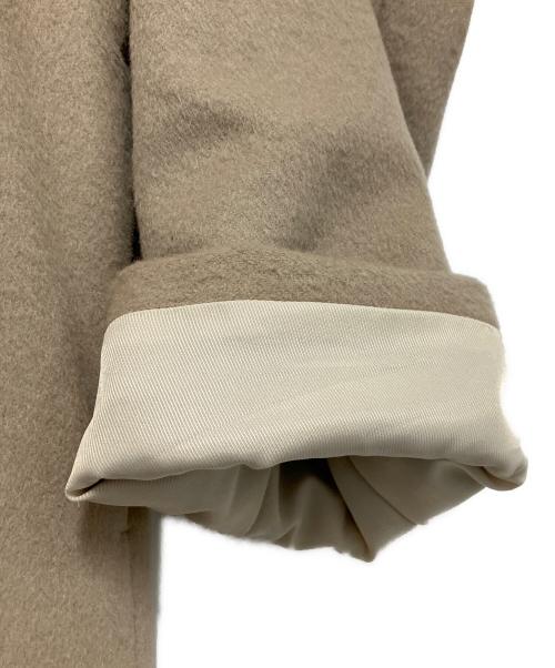 anuans（アニュアンス）anuans (アニュアンス) ウールロングトレンチコート ベージュ サイズ:Freeの古着・服飾アイテム