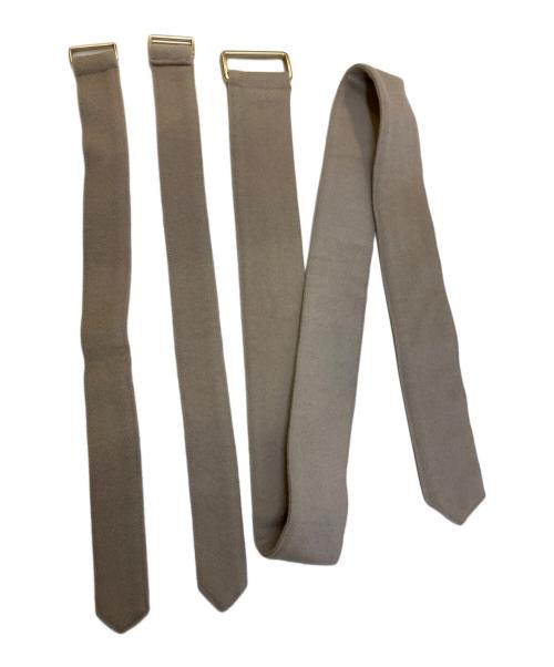 anuans（アニュアンス）anuans (アニュアンス) ウールロングトレンチコート ベージュ サイズ:Freeの古着・服飾アイテム