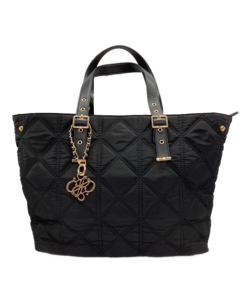 RANDA（ランダ）RANDA (ランダ) キルティングトートバッグ ブラックの古着・服飾アイテム