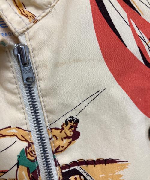 JUNYA WATANABE MAN（ジュンヤワタナベマン）JUNYA WATANABE MAN (ジュンヤワタナベマン) Lewis Leathers (ルイスレザース) ジップブルゾン ベージュ サイズ:Lの古着・服飾アイテム