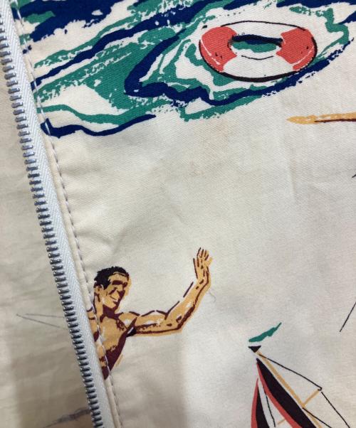 JUNYA WATANABE MAN（ジュンヤワタナベマン）JUNYA WATANABE MAN (ジュンヤワタナベマン) Lewis Leathers (ルイスレザース) ジップブルゾン ベージュ サイズ:Lの古着・服飾アイテム