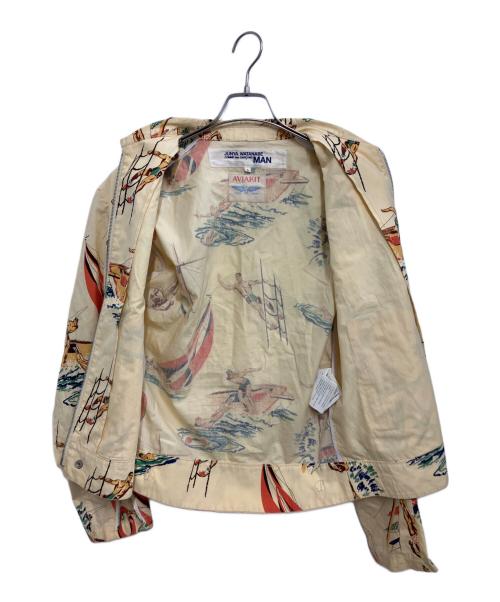 JUNYA WATANABE MAN（ジュンヤワタナベマン）JUNYA WATANABE MAN (ジュンヤワタナベマン) Lewis Leathers (ルイスレザース) ジップブルゾン ベージュ サイズ:Lの古着・服飾アイテム