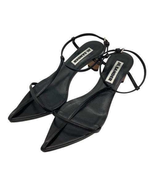 JIL SANDER（ジルサンダー）JIL SANDER (ジルサンダー) サンダル ブラック サイズ:23の古着・服飾アイテム