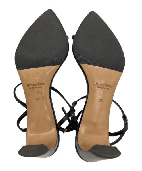JIL SANDER（ジルサンダー）JIL SANDER (ジルサンダー) サンダル ブラック サイズ:23の古着・服飾アイテム