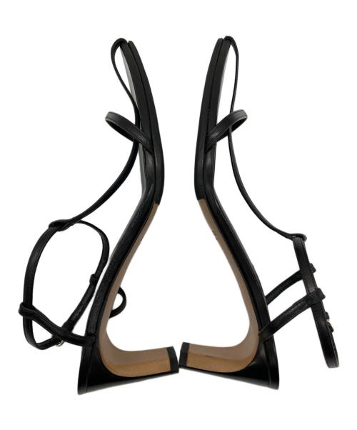 JIL SANDER（ジルサンダー）JIL SANDER (ジルサンダー) サンダル ブラック サイズ:23の古着・服飾アイテム