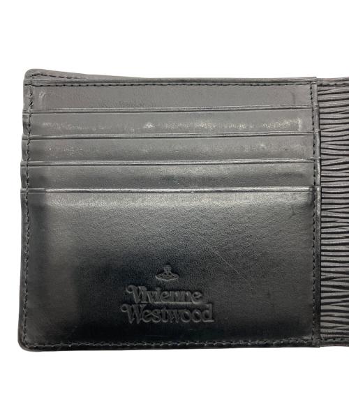 Vivienne Westwood（ヴィヴィアンウエストウッド）Vivienne Westwood (ヴィヴィアンウエストウッド) 2つ折り財布 ブラックの古着・服飾アイテム