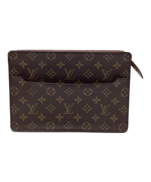 LOUIS VUITTON（ルイ ヴィトン）LOUIS VUITTON (ルイ ヴィトン) クラッチバッグ ブラウンの古着・服飾アイテム
