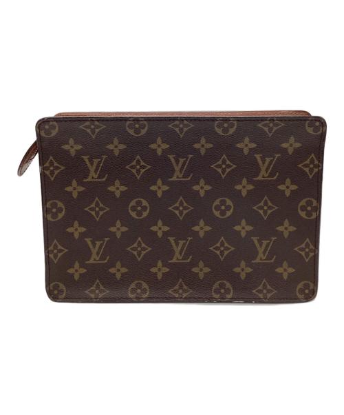 LOUIS VUITTON（ルイ ヴィトン）LOUIS VUITTON (ルイ ヴィトン) クラッチバッグ ブラウンの古着・服飾アイテム