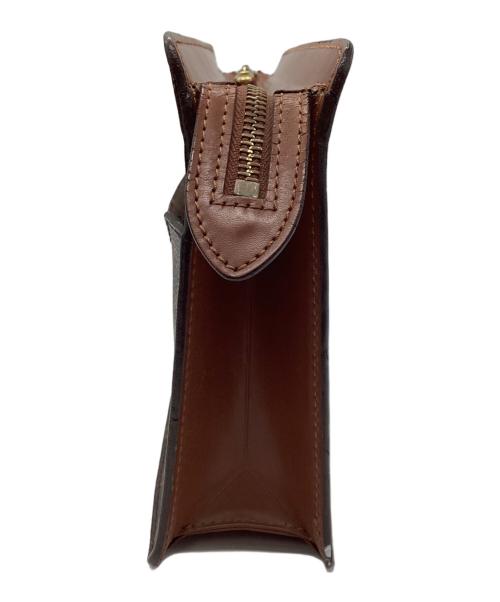LOUIS VUITTON（ルイ ヴィトン）LOUIS VUITTON (ルイ ヴィトン) クラッチバッグ ブラウンの古着・服飾アイテム