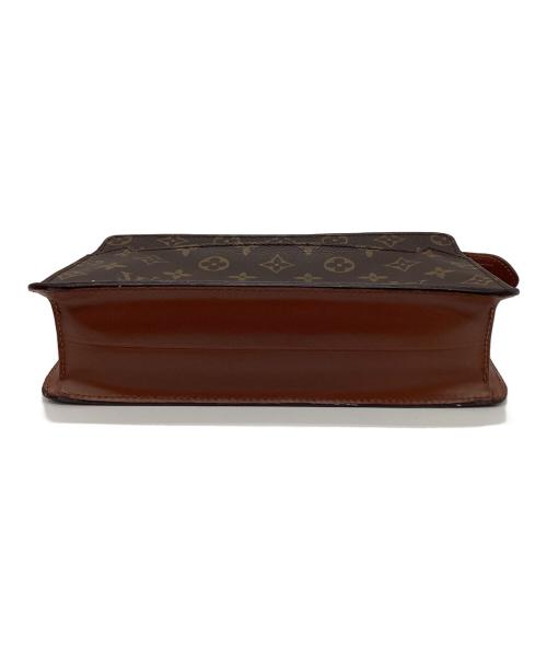 LOUIS VUITTON（ルイ ヴィトン）LOUIS VUITTON (ルイ ヴィトン) クラッチバッグ ブラウンの古着・服飾アイテム