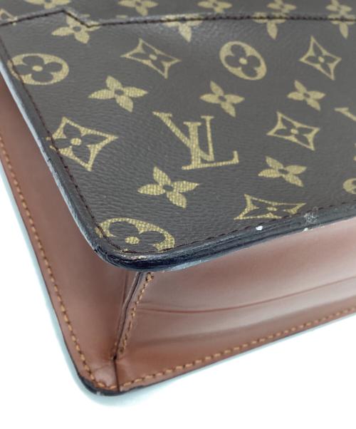 LOUIS VUITTON（ルイ ヴィトン）LOUIS VUITTON (ルイ ヴィトン) クラッチバッグ ブラウンの古着・服飾アイテム