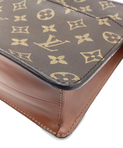 LOUIS VUITTON（ルイ ヴィトン）LOUIS VUITTON (ルイ ヴィトン) クラッチバッグ ブラウンの古着・服飾アイテム