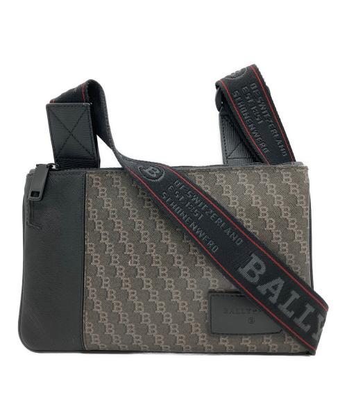 BALLY（バリー）BALLY (バリー) 2WAYバッグ グレー×ブラックの古着・服飾アイテム