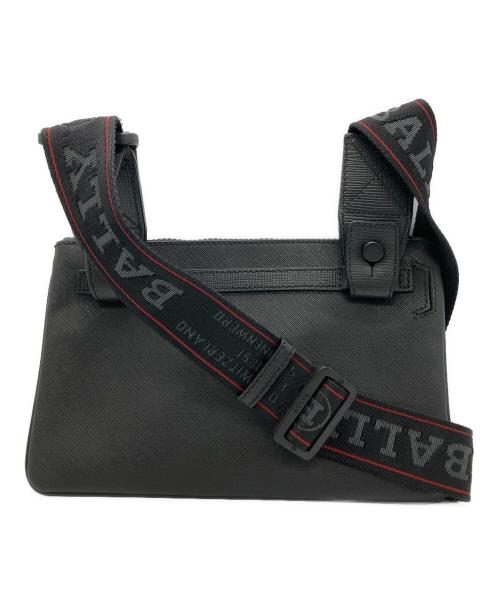 BALLY（バリー）BALLY (バリー) 2WAYバッグ グレー×ブラックの古着・服飾アイテム