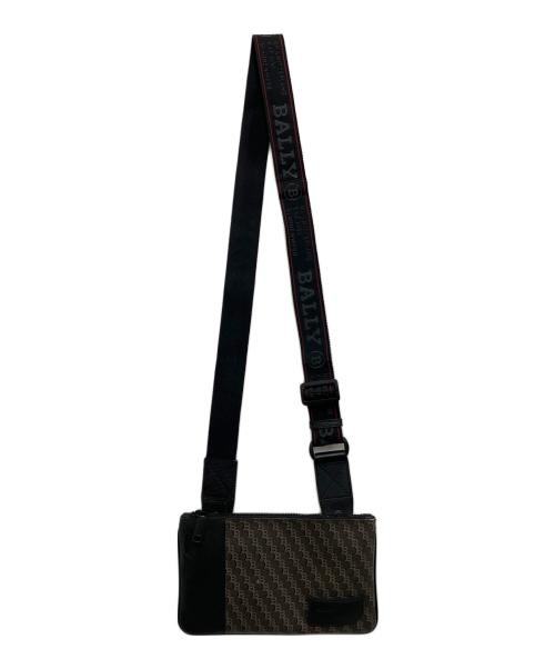 BALLY（バリー）BALLY (バリー) 2WAYバッグ グレー×ブラックの古着・服飾アイテム