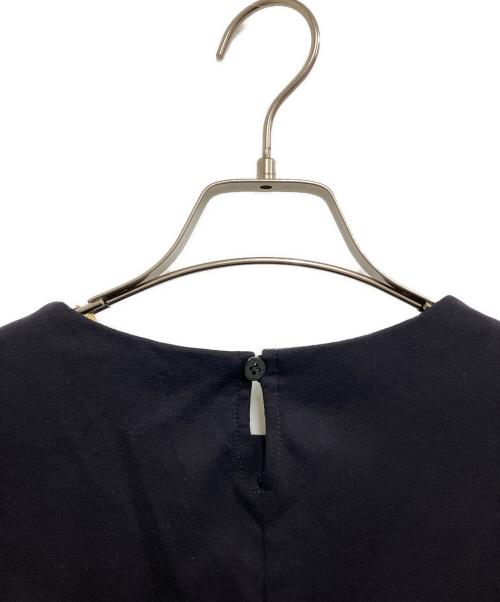 BLUE LABEL CRESTBRIDGE（ブルーレーベルクレストブリッジ）BLUE LABEL CRESTBRIDGE (ブルーレーベルクレストブリッジ) 長袖ワンピース ブラック サイズ:S(36)の古着・服飾アイテム