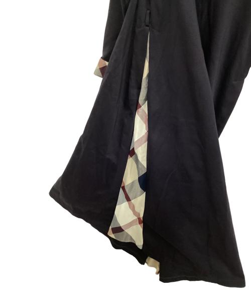 BLUE LABEL CRESTBRIDGE（ブルーレーベルクレストブリッジ）BLUE LABEL CRESTBRIDGE (ブルーレーベルクレストブリッジ) 長袖ワンピース ブラック サイズ:S(36)の古着・服飾アイテム