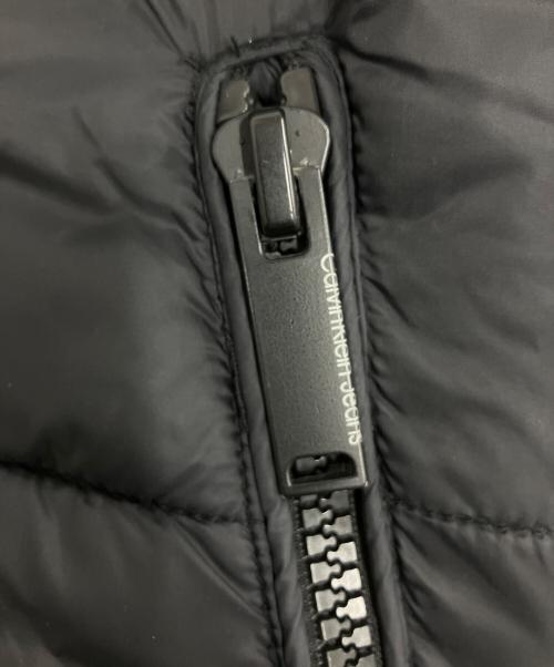 Calvin Klein Jeans（カルバンクラインジーンズ）Calvin Klein Jeans (カルバンクラインジーンズ) 中綿ジャケット ブラック サイズ:1Xの古着・服飾アイテム