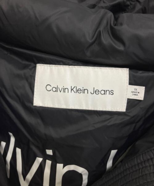 Calvin Klein Jeans（カルバンクラインジーンズ）Calvin Klein Jeans (カルバンクラインジーンズ) 中綿ジャケット ブラック サイズ:1Xの古着・服飾アイテム