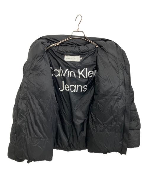 Calvin Klein Jeans（カルバンクラインジーンズ）Calvin Klein Jeans (カルバンクラインジーンズ) 中綿ジャケット ブラック サイズ:1Xの古着・服飾アイテム