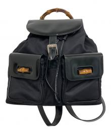 GUCCI（グッチ）の古着「バンブーリュック」｜ブラック