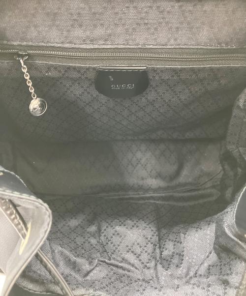 GUCCI（グッチ）GUCCI (グッチ) バンブーリュック ブラックの古着・服飾アイテム