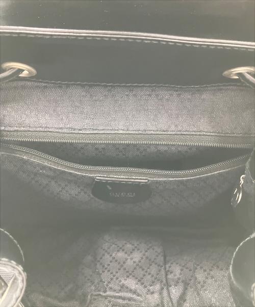 GUCCI（グッチ）GUCCI (グッチ) バンブーリュック ブラックの古着・服飾アイテム