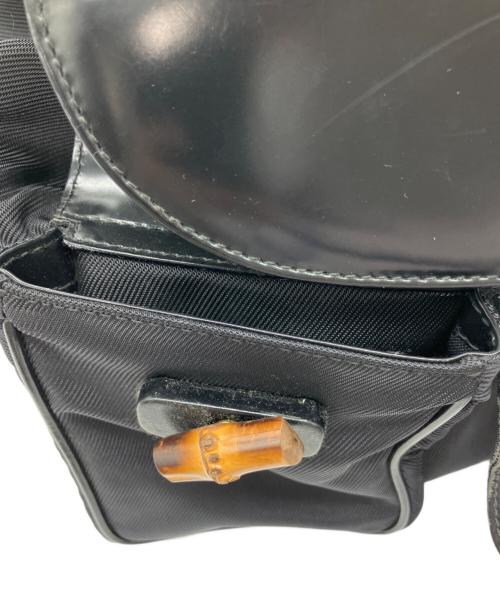 GUCCI（グッチ）GUCCI (グッチ) バンブーリュック ブラックの古着・服飾アイテム