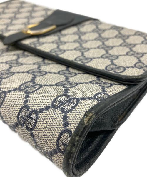 GUCCI（グッチ）GUCCI (グッチ) クラッチバッグ ブラック×ホワイトの古着・服飾アイテム