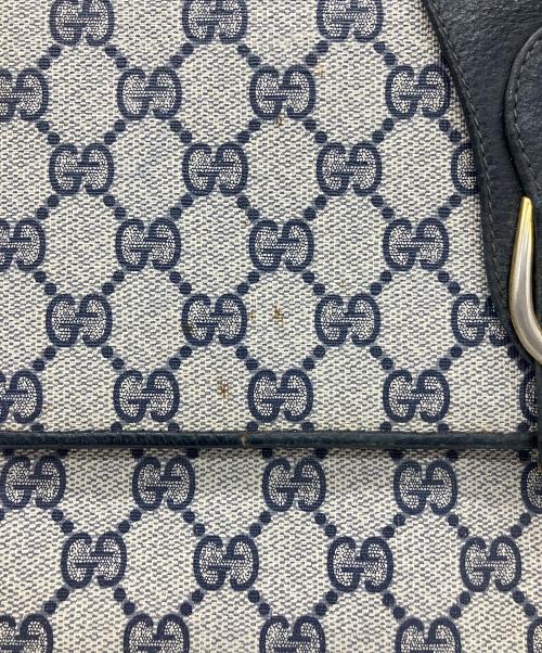 GUCCI（グッチ）GUCCI (グッチ) クラッチバッグ ブラック×ホワイトの古着・服飾アイテム