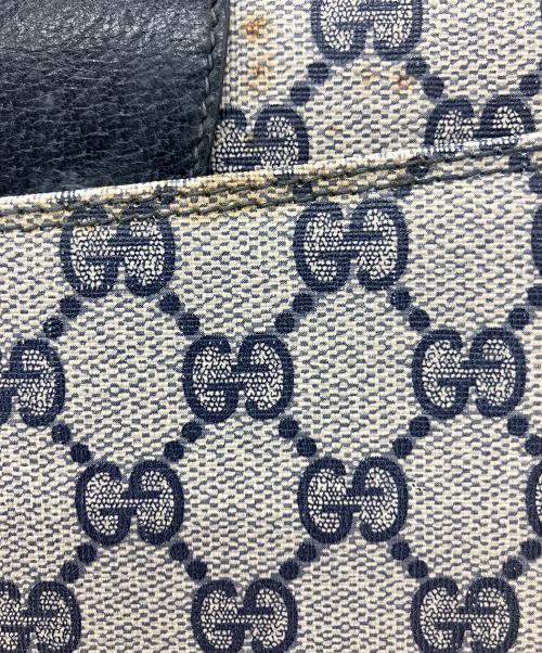 GUCCI（グッチ）GUCCI (グッチ) クラッチバッグ ブラック×ホワイトの古着・服飾アイテム