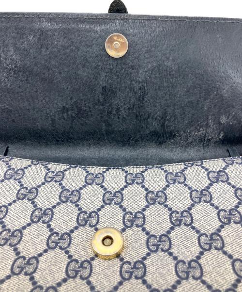 GUCCI（グッチ）GUCCI (グッチ) クラッチバッグ ブラック×ホワイトの古着・服飾アイテム